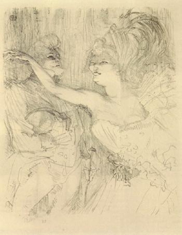 Guy et Mealy, dans Paris qui marche by Henri de Toulouse-Lautrec
