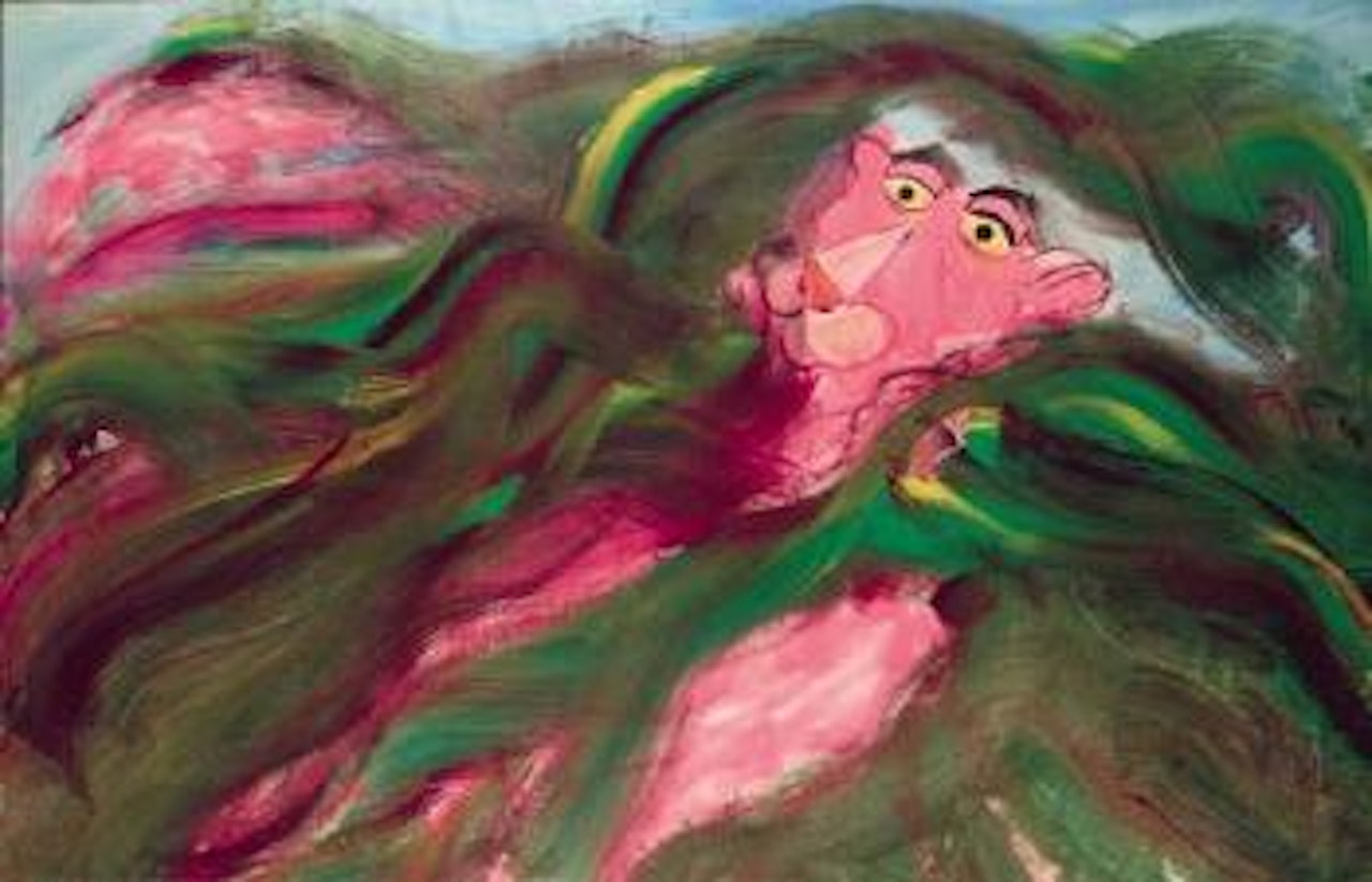 Le printemps pour la Panthere Rose by Jean Messagier