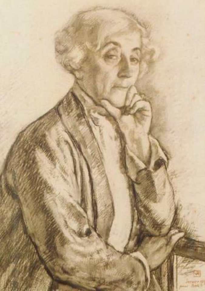 Portrait de Maria van Rysselberghe by Theo van Rysselberghe