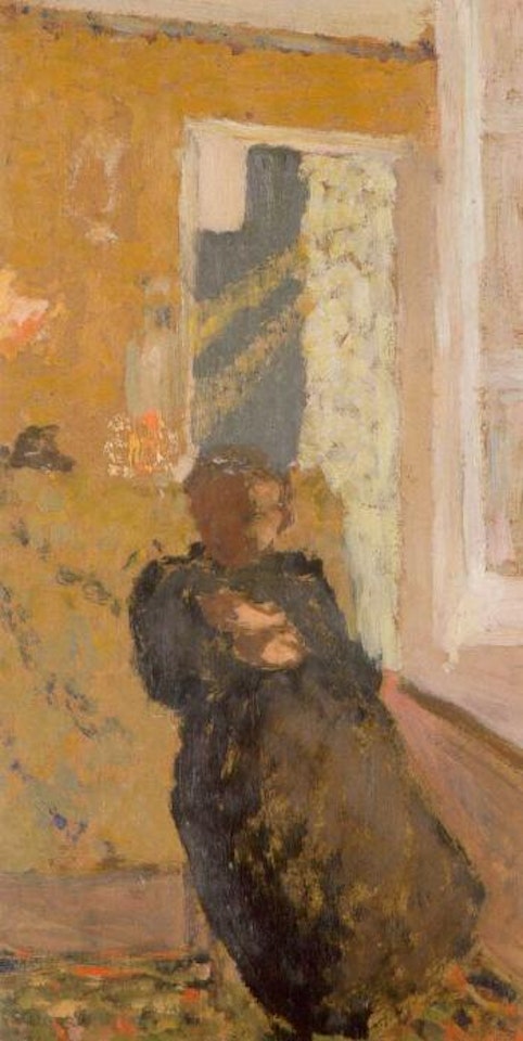 Dame en noir assise by Édouard Vuillard