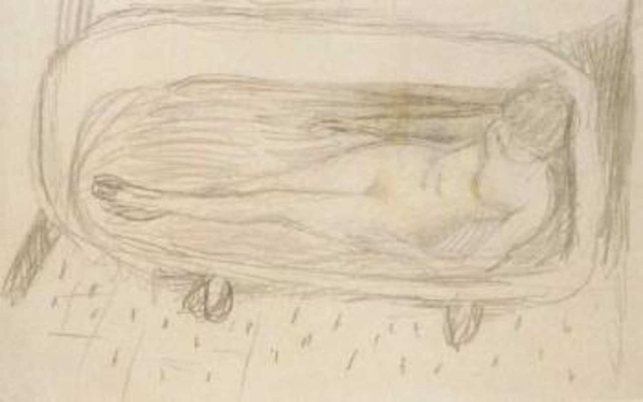 Nu dans une baignoire by Pierre Bonnard