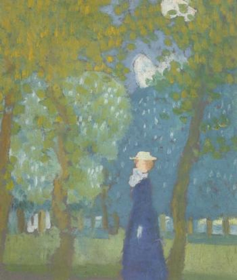 Dame en bleu by Maurice Denis