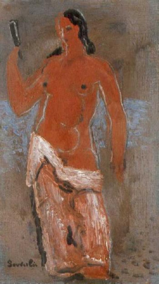 Petit nu rouge by Jean Souverbie