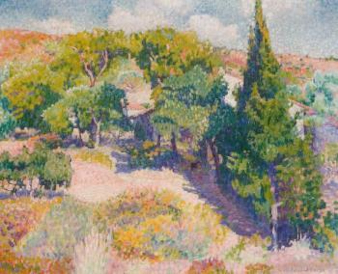 Cypres by Henri Edmond Cross