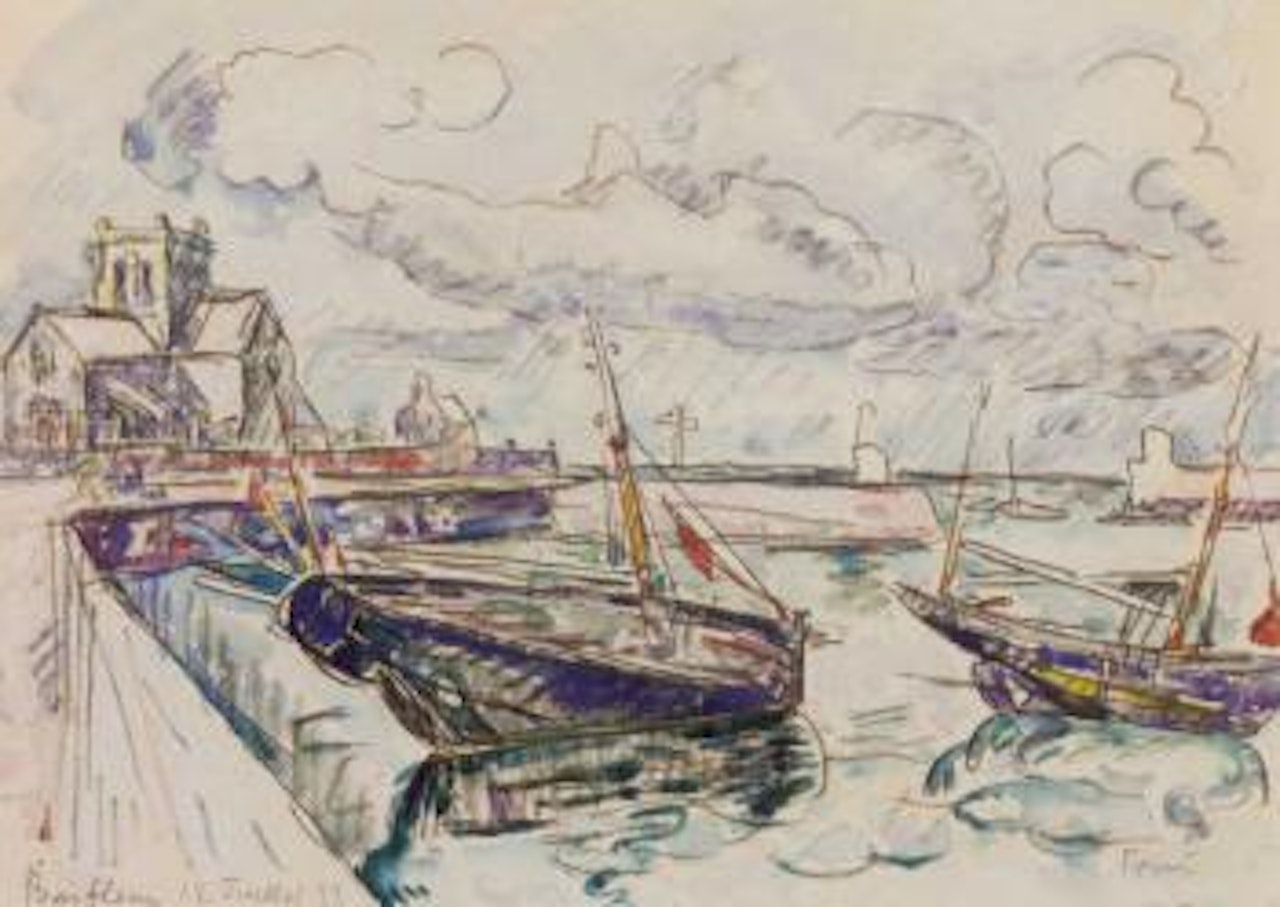 Barfleur by Paul Signac
