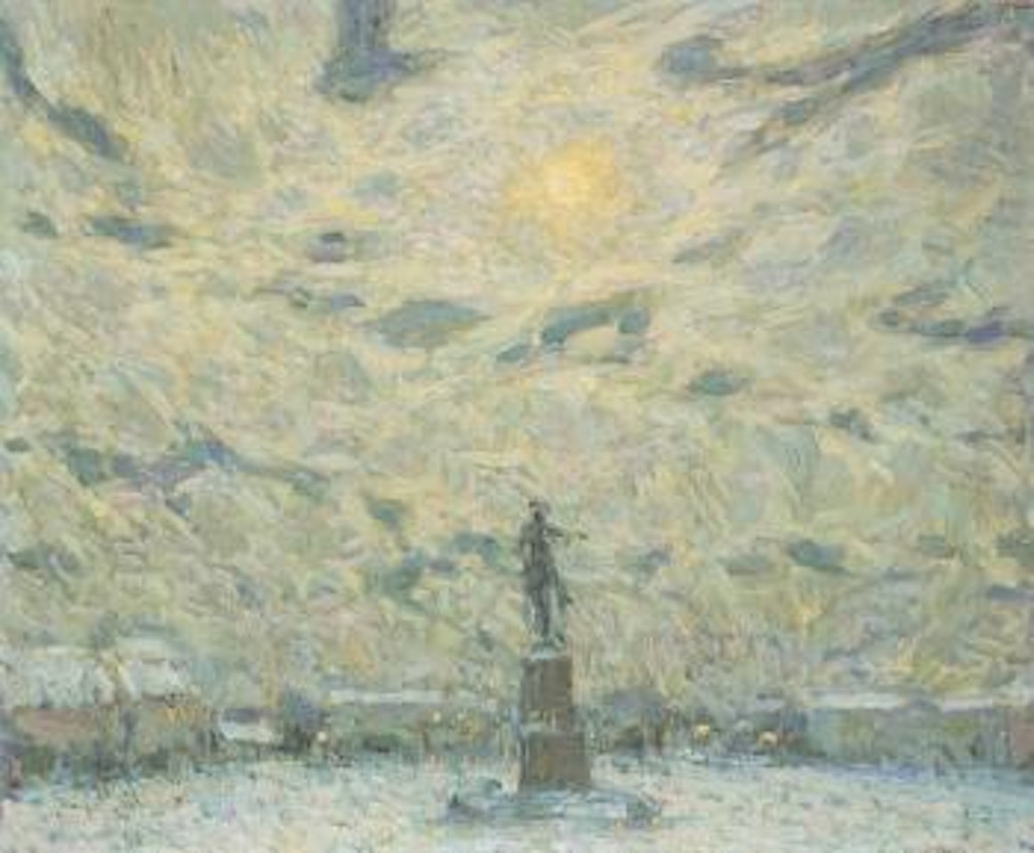La Place d'Armes, Versailles by Henri Le Sidaner