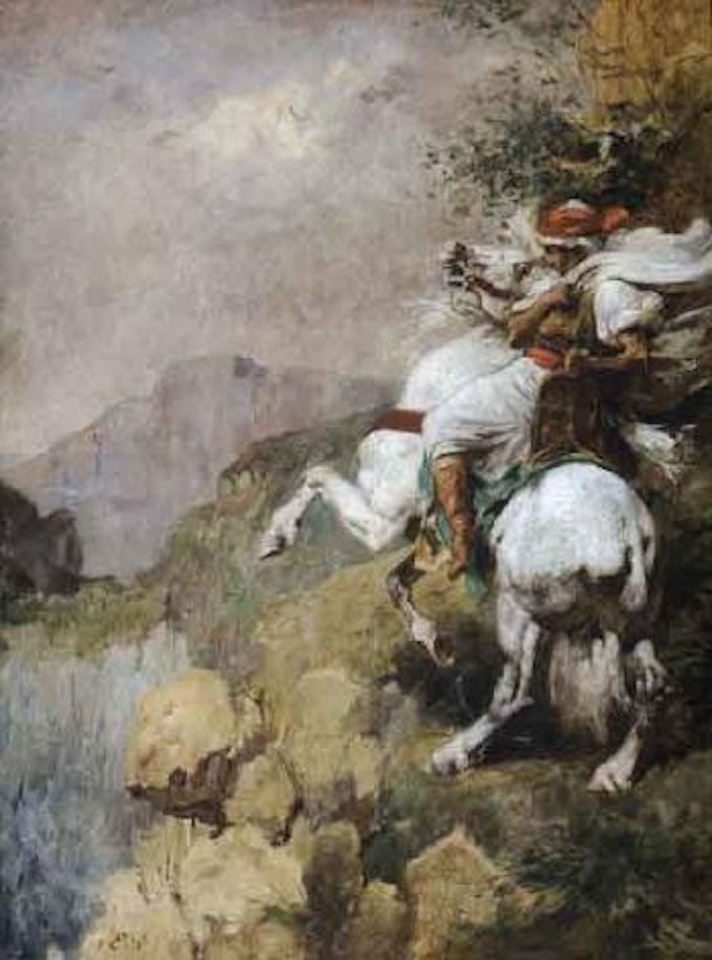 Cavalier dans la montagne by Eugene Fromentin
