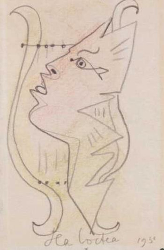 Orphee a la lyre by Jean Cocteau