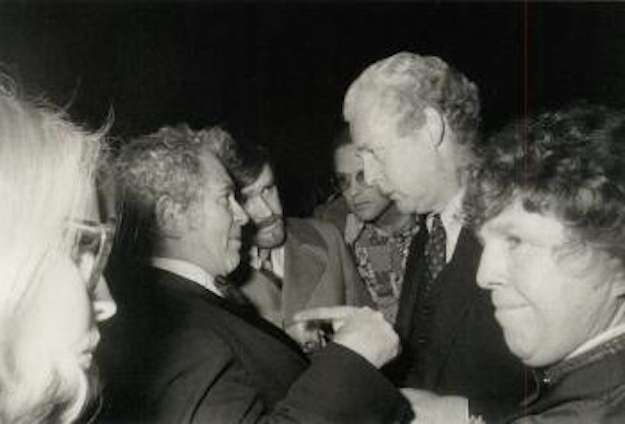Party, Norman Mailer's fiftieth birthday, New York by Garry Winogrand