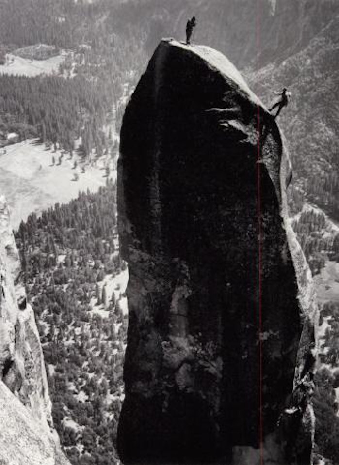 Ascent of the Lost Arrow, Yosemite Valley by Ansel Adams
