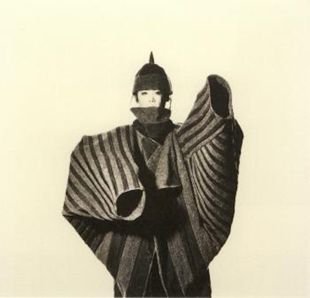 Issey Miyake onion flower bud coat by Irving Penn