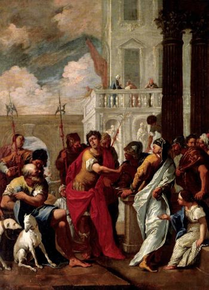 Head of Pompey delivered to Caesar by Sebastiano Ricci