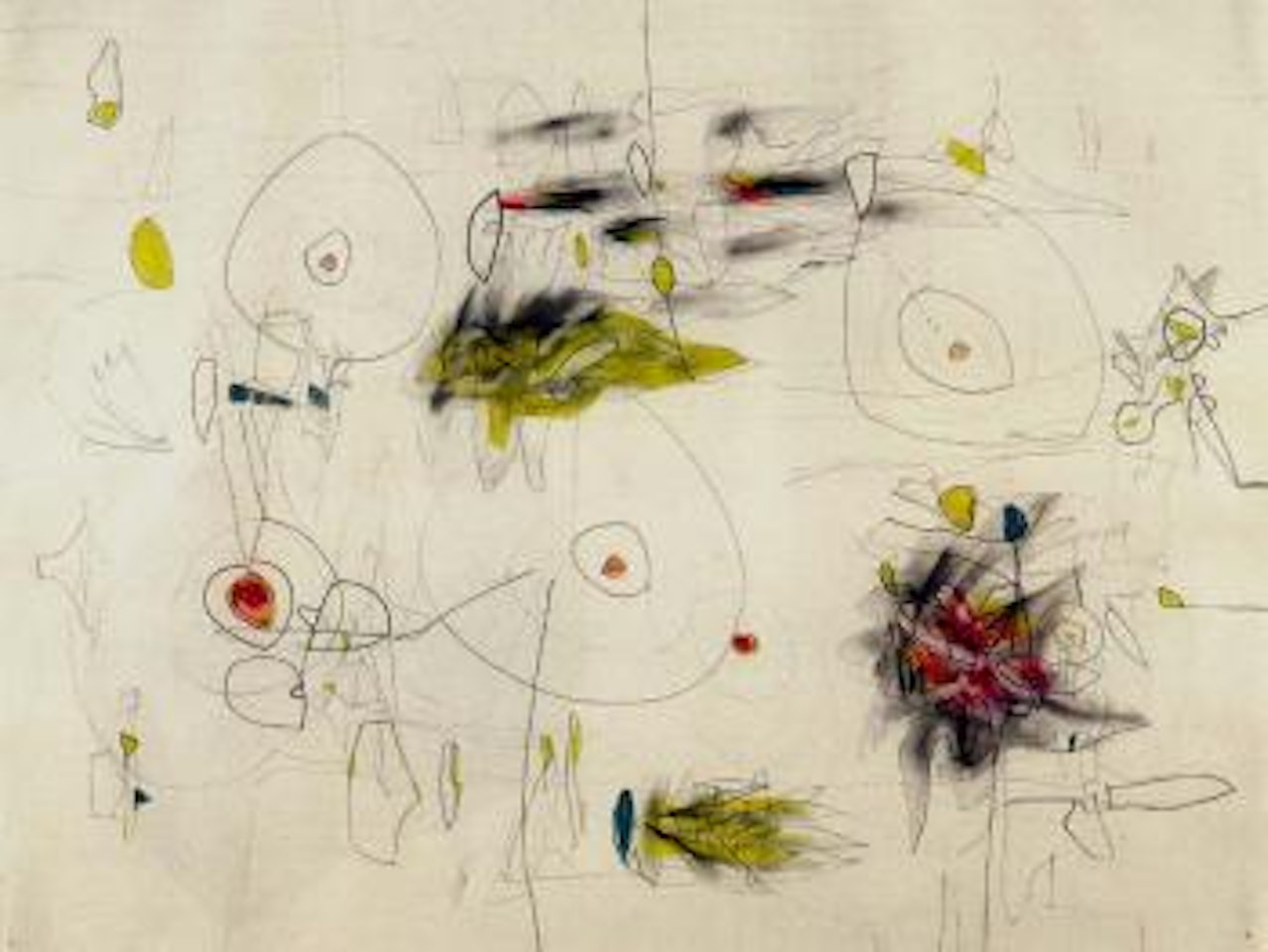 Untitled - D41-13 by Roberto Matta