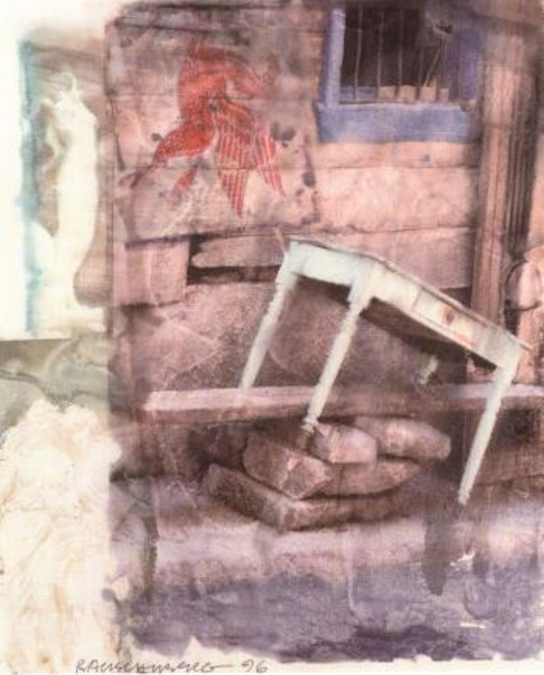 Turning the tables by Robert Rauschenberg