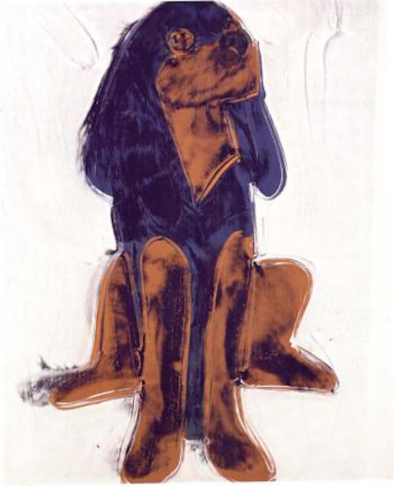 Dog by Andy Warhol