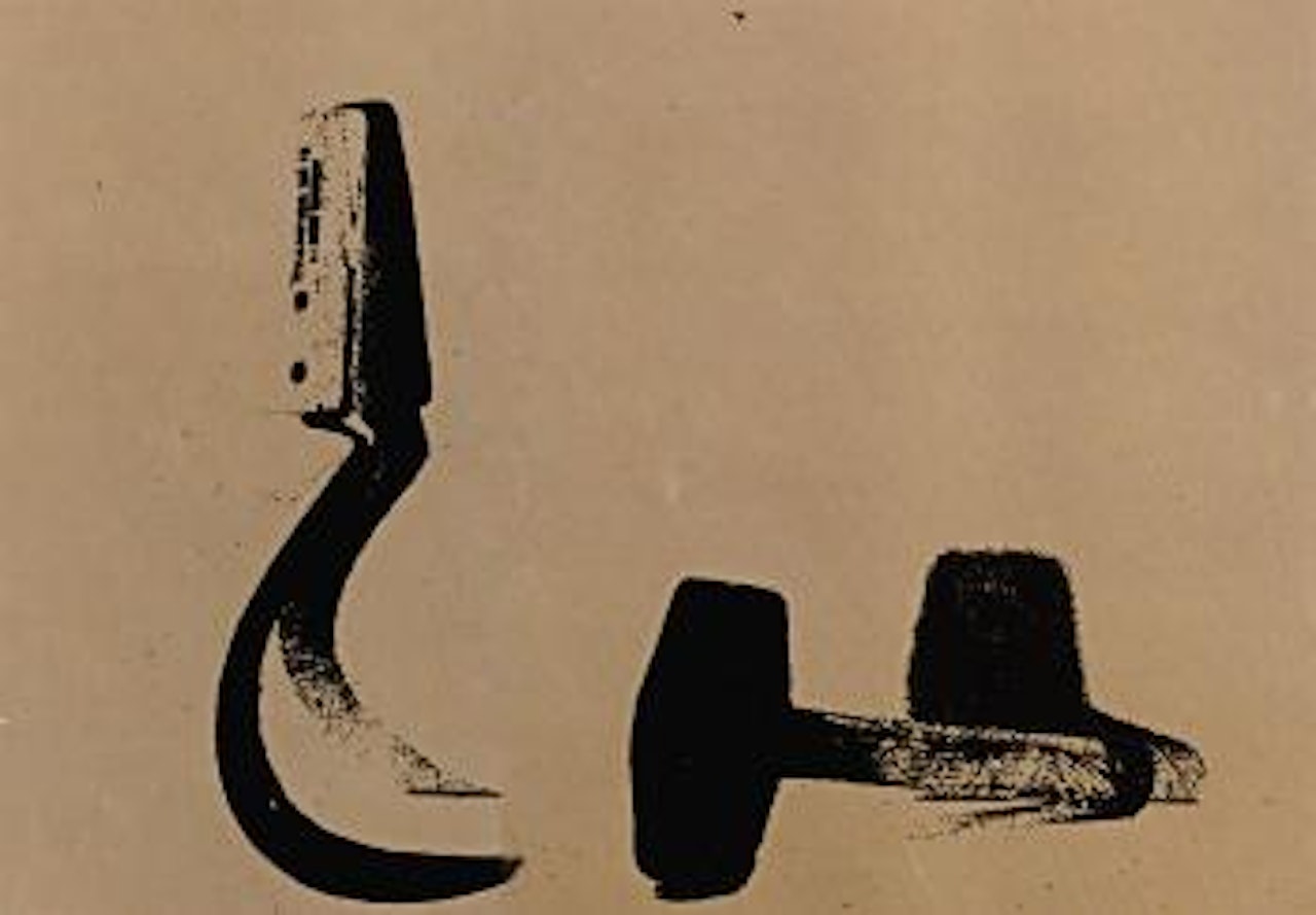 Hammer and sickle by Andy Warhol