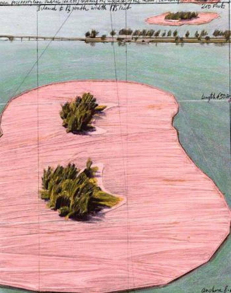 Surrounded islands by Christo