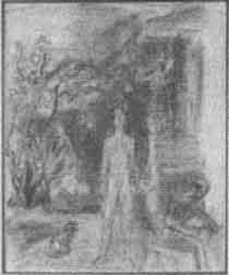 Figures in a landscape by Pierre Bonnard