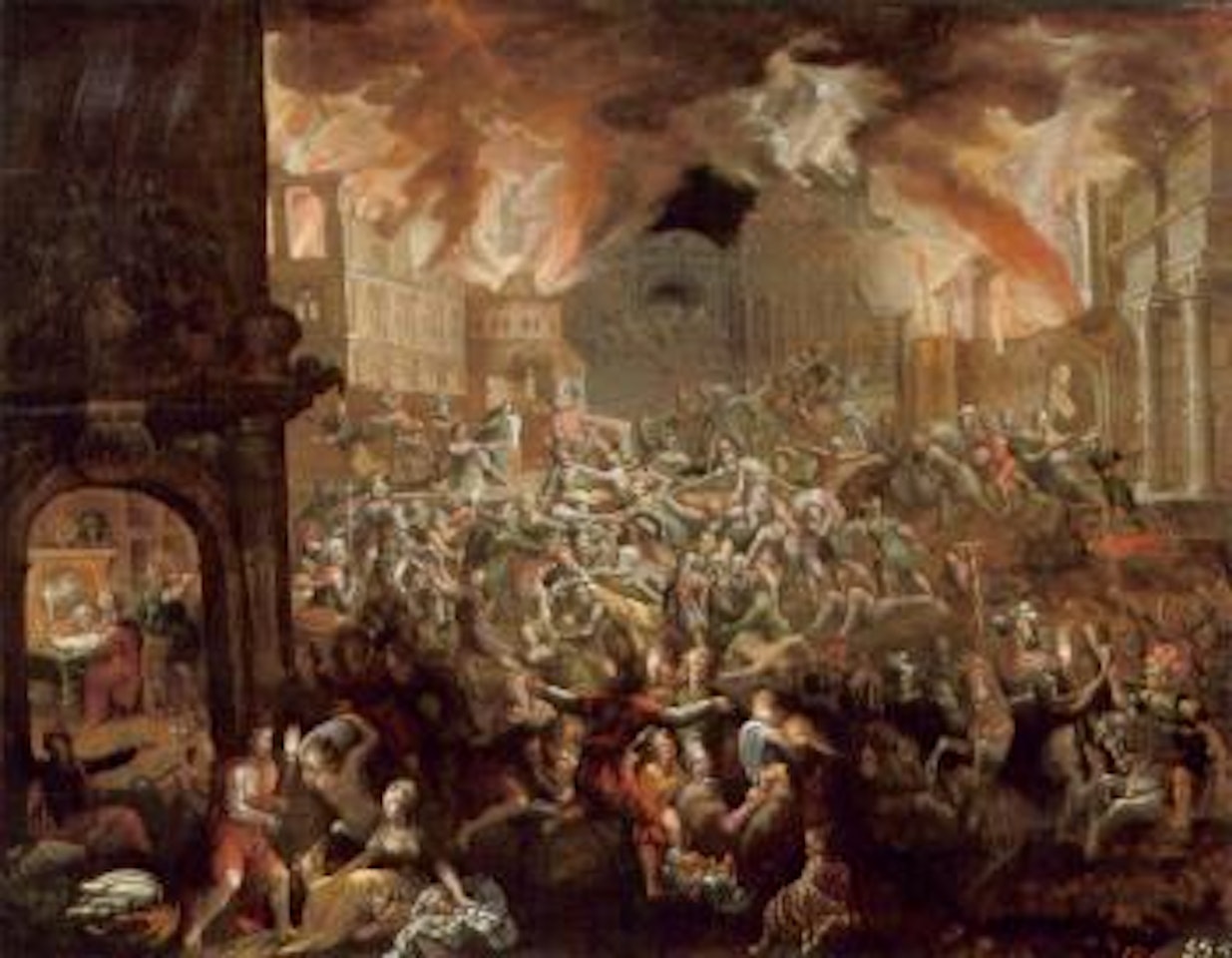 The Fall of Syracuse by Frederick van Valkenborch