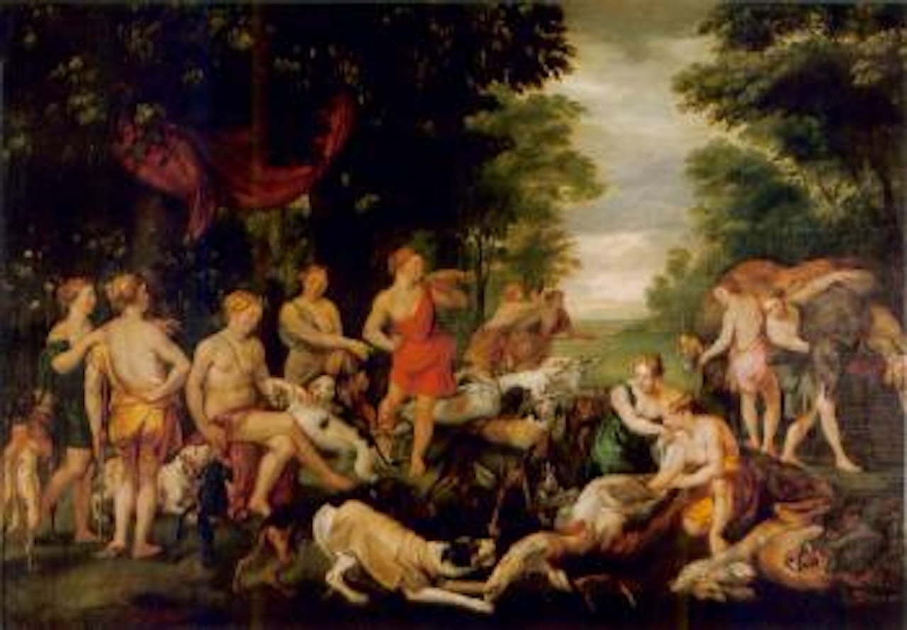 The hunting party of the goddess Diana by Peter Paul Rubens