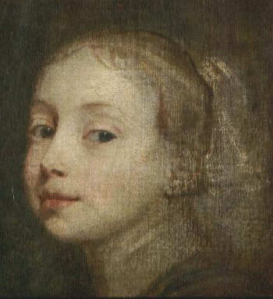 Head of a young girl by Anthony van Dyck