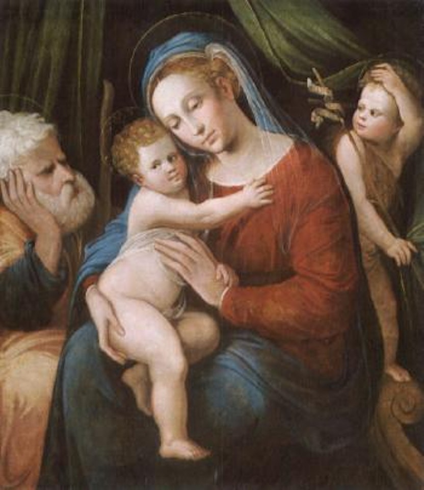 The Holy Family with the Infant Saint John the Baptist by BOLOGNESE SCHOOL
