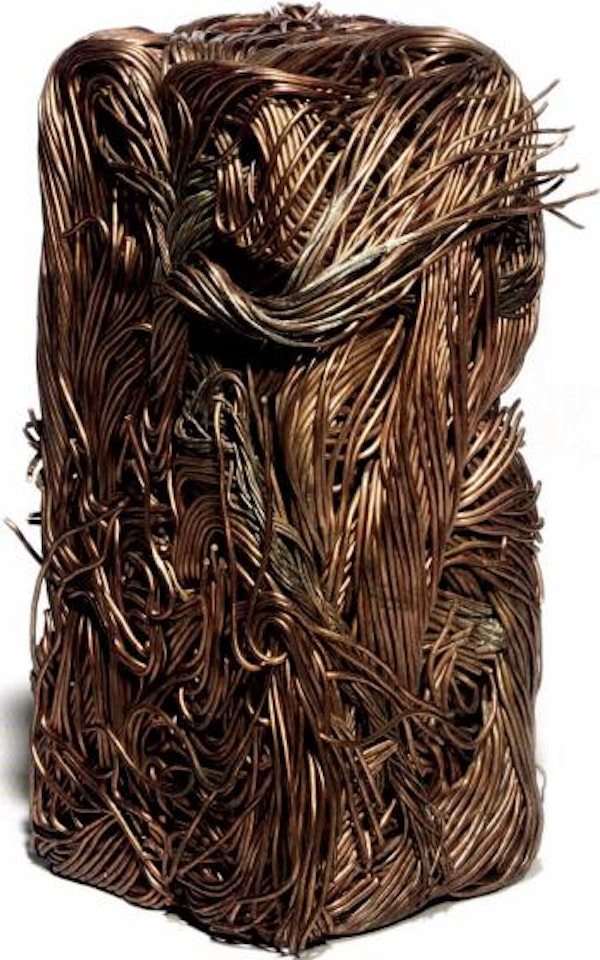 Compression of copper wire by César