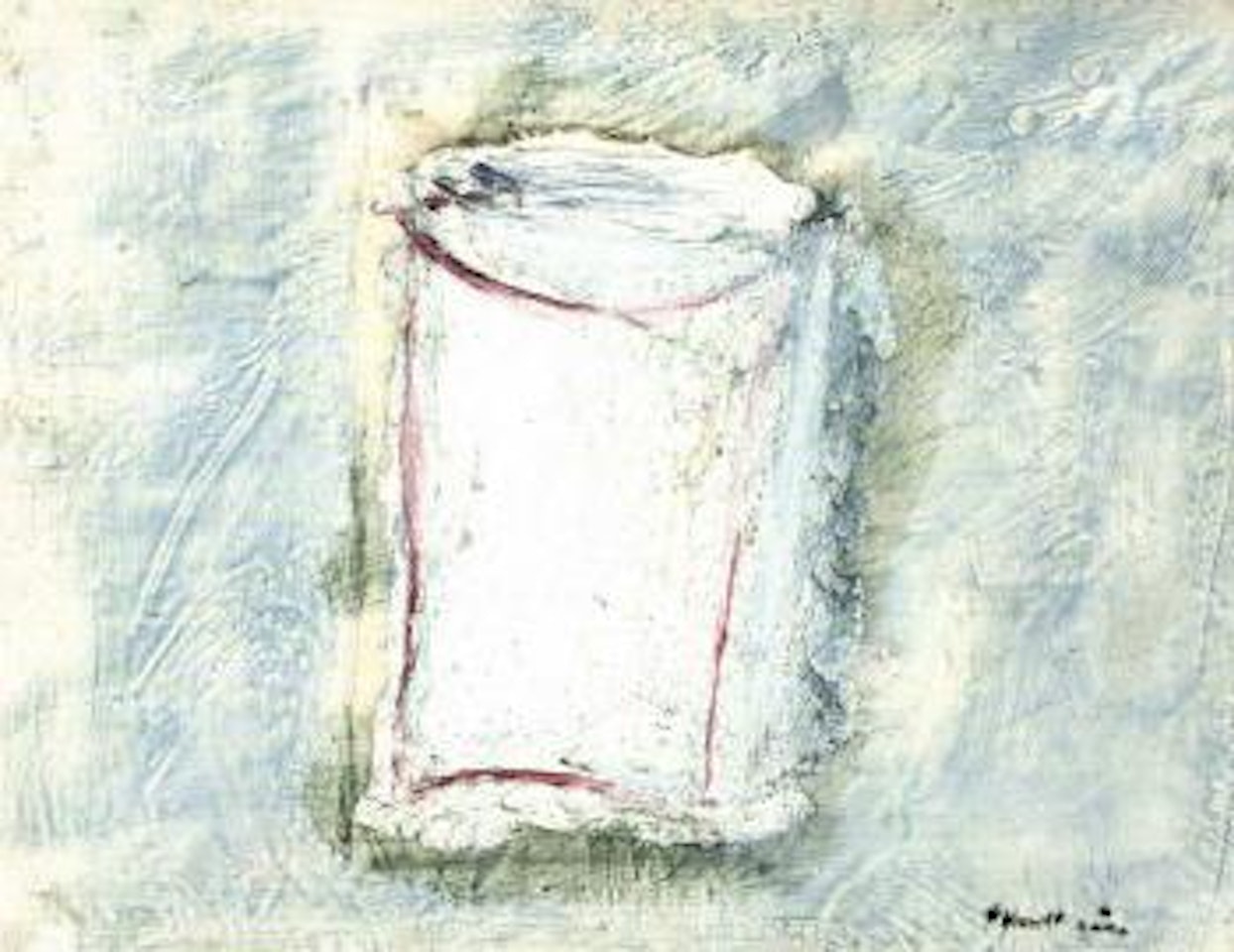 Le verre blanc by Jean Fautrier