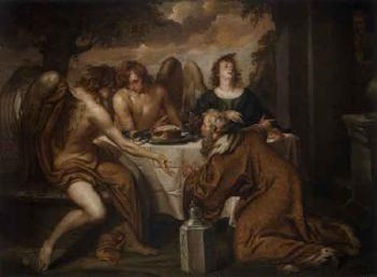 Abraham and the three Angels by Anthony van Dyck