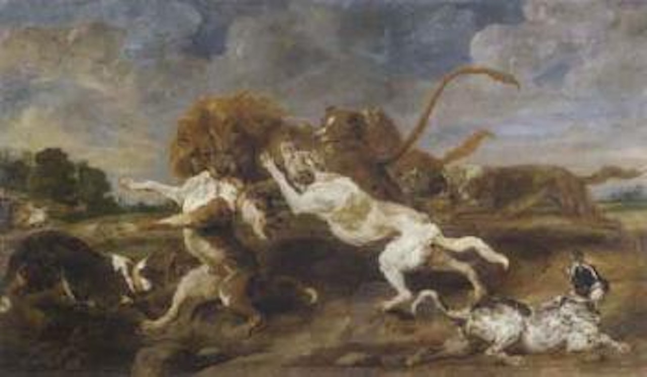 Lion hunt by Frans Snyders