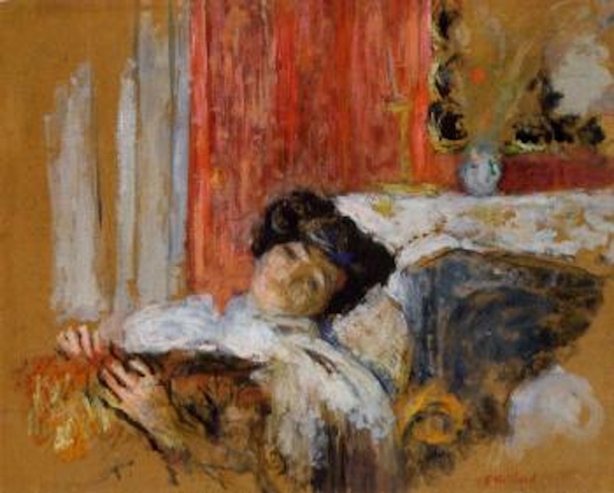 Madame Lucy Hessel dans son salon Rue de Rivoli by Édouard Vuillard