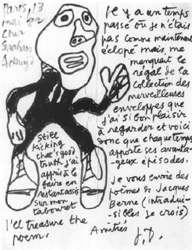Personnage courant by Jean Dubuffet
