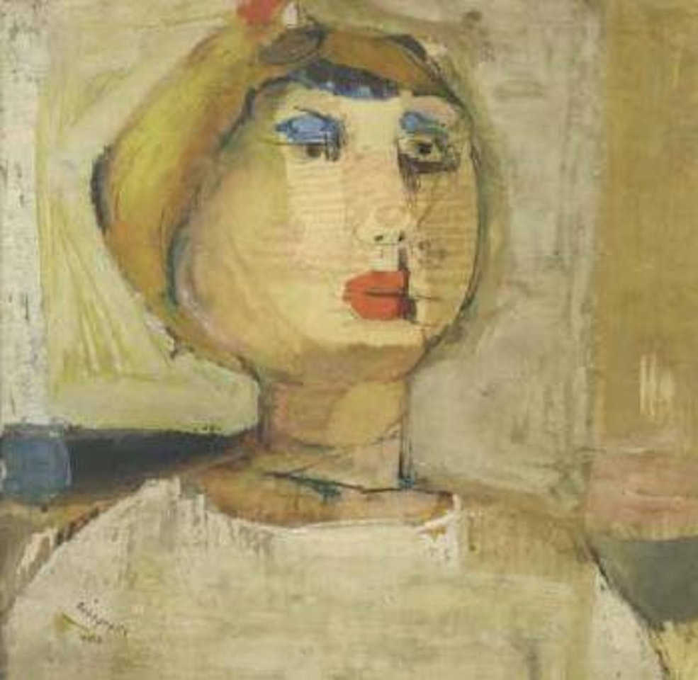 Tete de femme by Paul Rebeyrolle