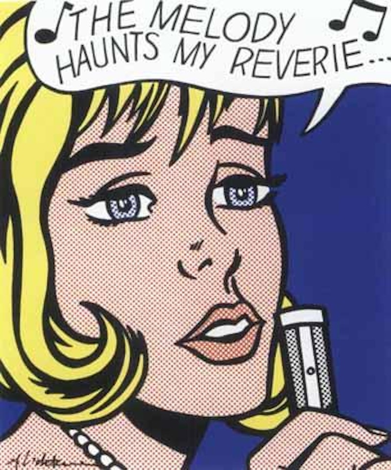 Melody haunts my reverie by Roy Lichtenstein