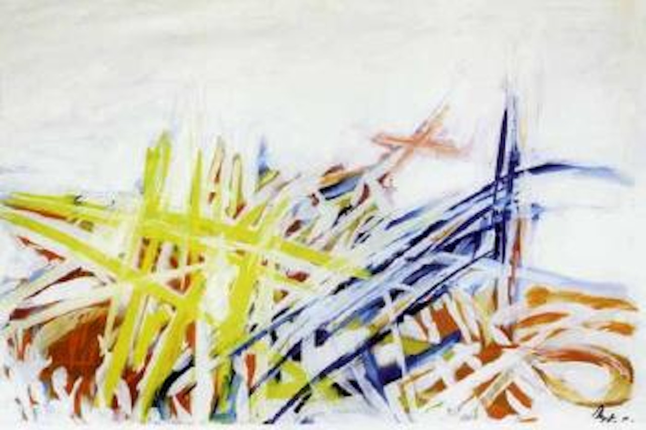 Aube blanche by Jean Degottex