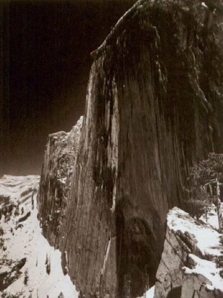 Monolith, face of Half Dome, Yosemite by Ansel Adams