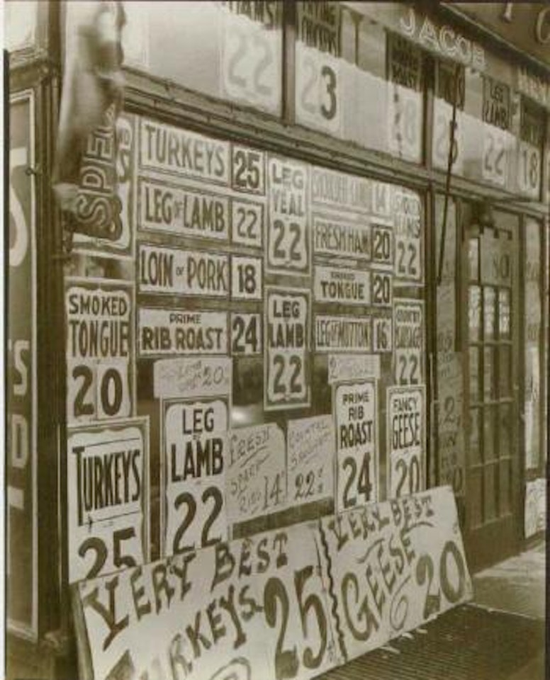 Jacob Heymann Butcher by Berenice Abbott