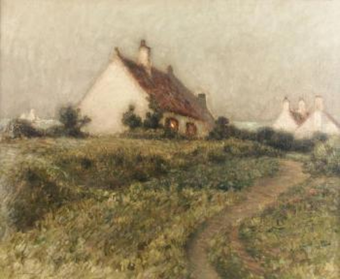 Maison dans la dune, Fort Phillipe by Henri Le Sidaner