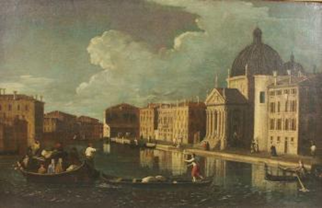 Canal scene, Venice by Italian School