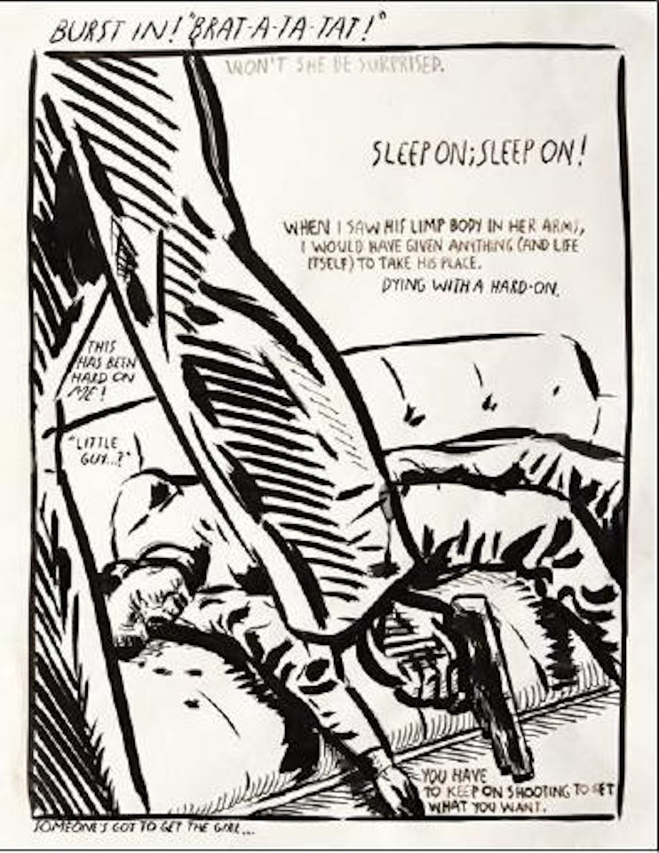 Burst in by Raymond Pettibon