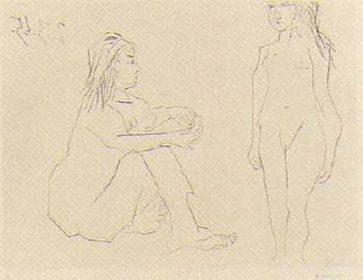 Deux femmes IV by Pablo Picasso