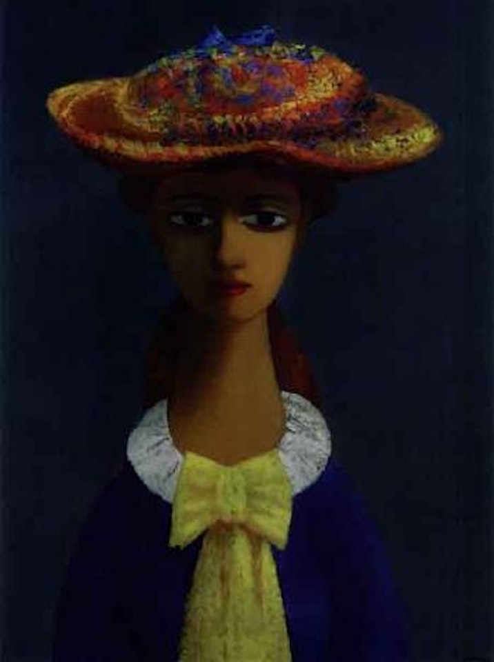 Girl in large hat by Daniel O'Neill
