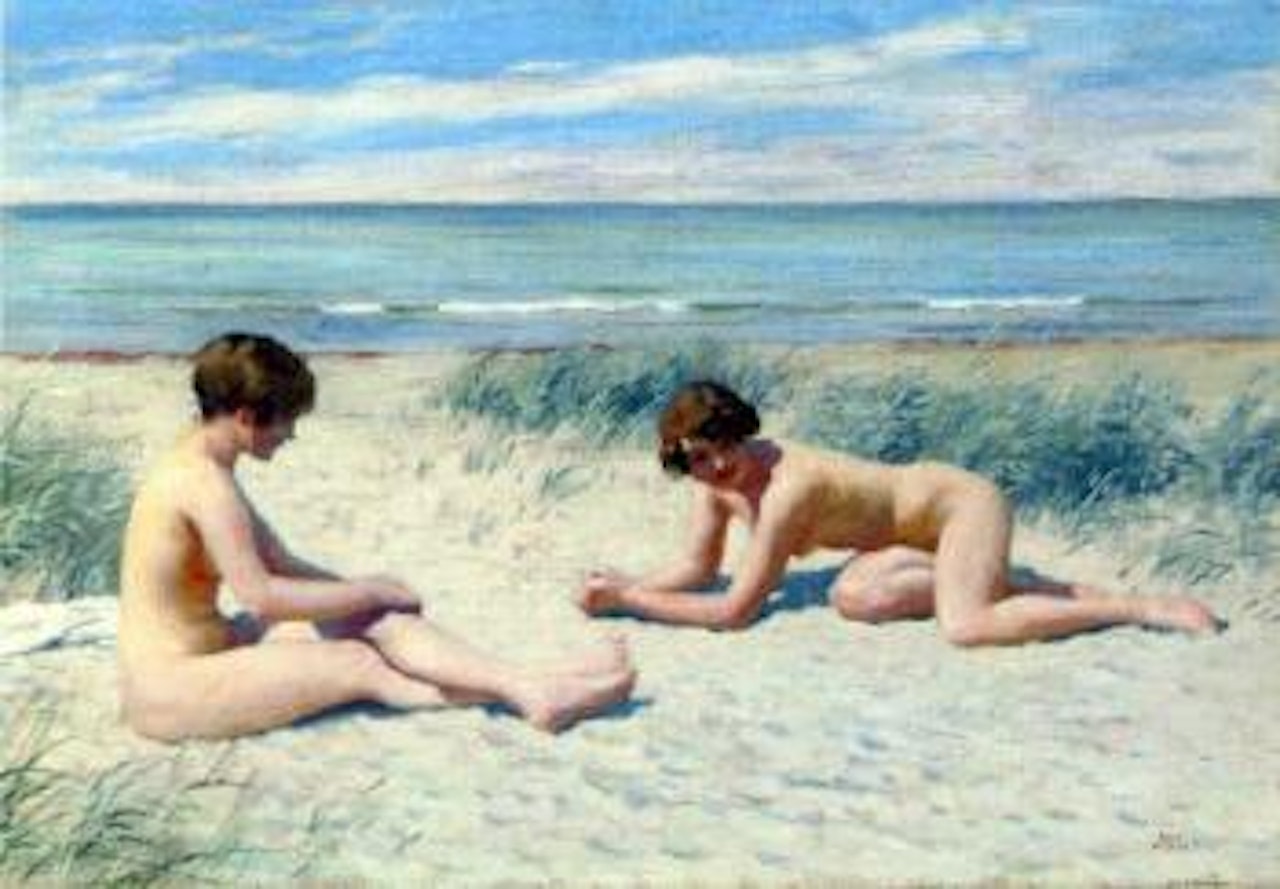 On the beach by Paul Fischer