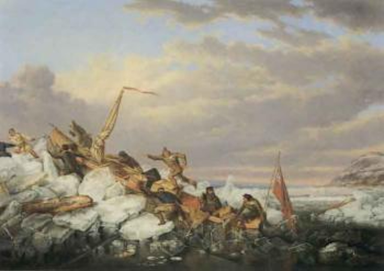 Mail boat landing at Quebec by Cornelius Krieghoff