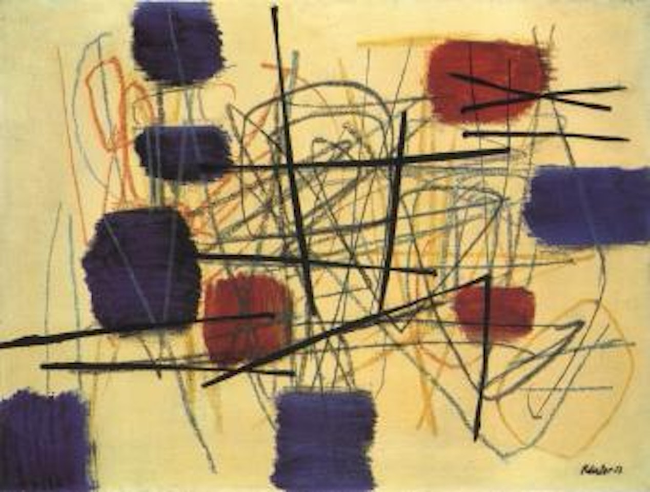 Composition by Fritz Winter