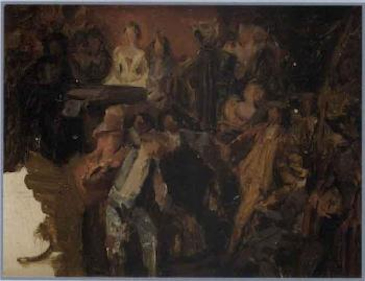 Court scene by Joaquin Sorolla Y Bastida