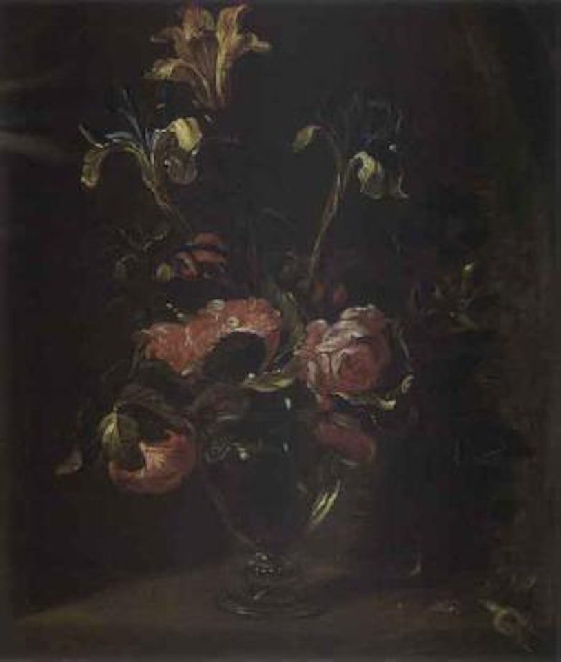 Vase with flowers by Frans Snyders