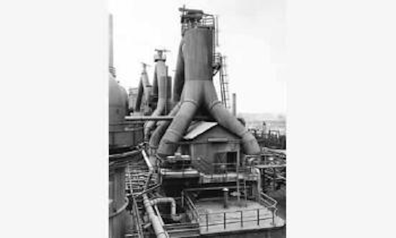 Blast furnace view, Volklingen, Saar, Germany by Bernd & Hilla Becher