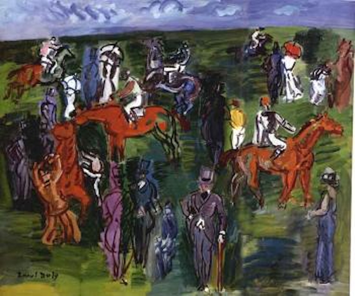 Aux courses by Raoul Dufy