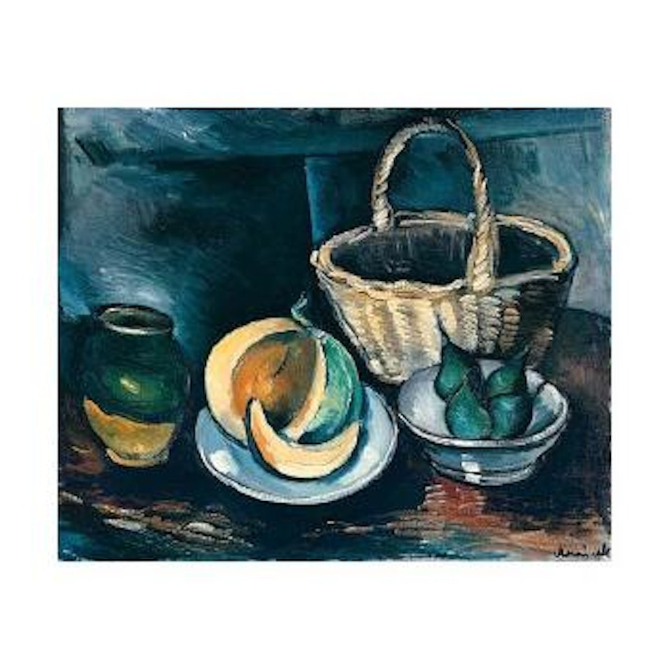 Nature morte au melon by Maurice de Vlaminck